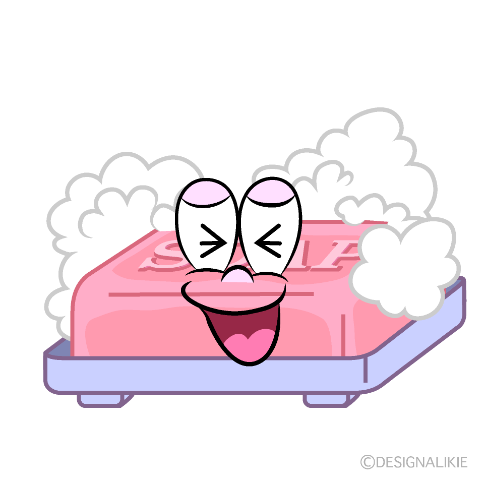 Laughing Soap Cartoon Character Image