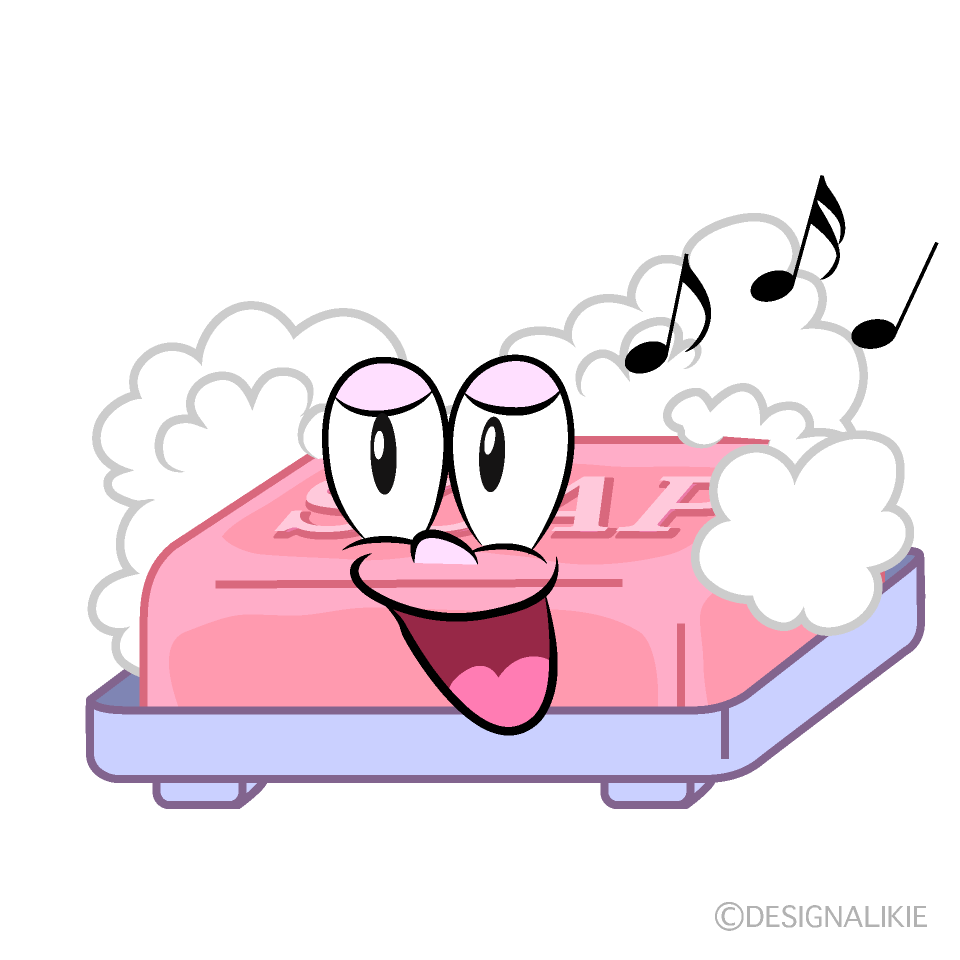 Singing Soap Cartoon Character Image