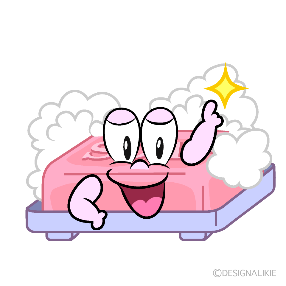 Posing Soap Cartoon Character Image