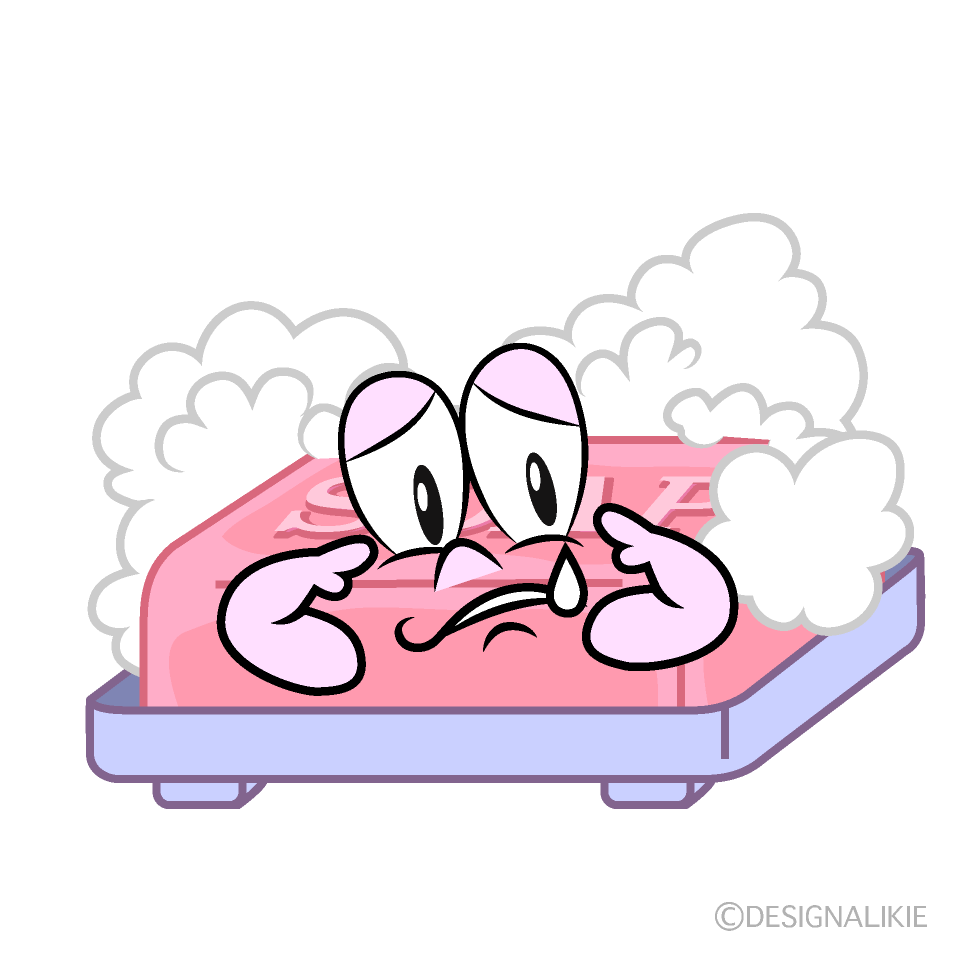 Sad Soap Cartoon Character Image