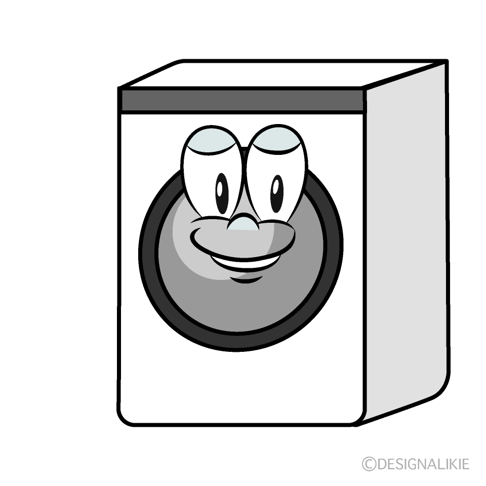 Washing Machine Cartoon Character Image