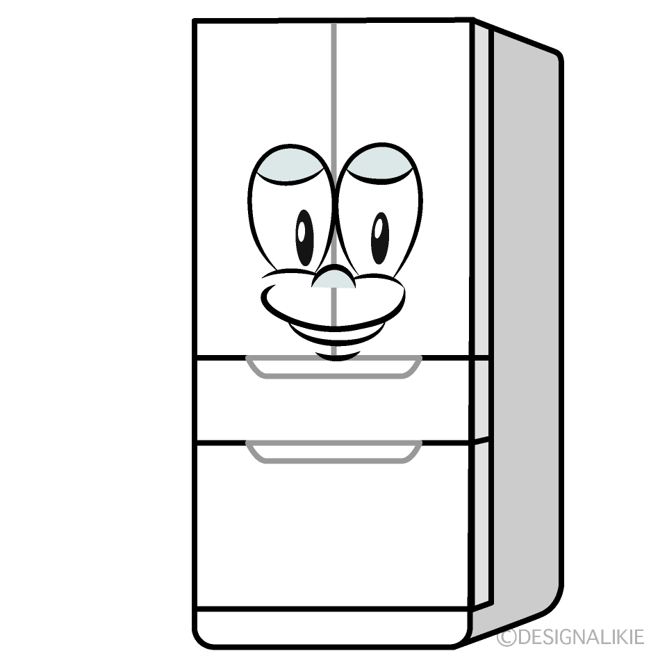 Refrigerator Cartoon Character Image