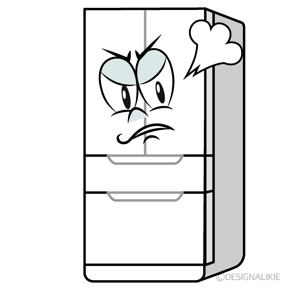 Refrigerador Enojado Animado