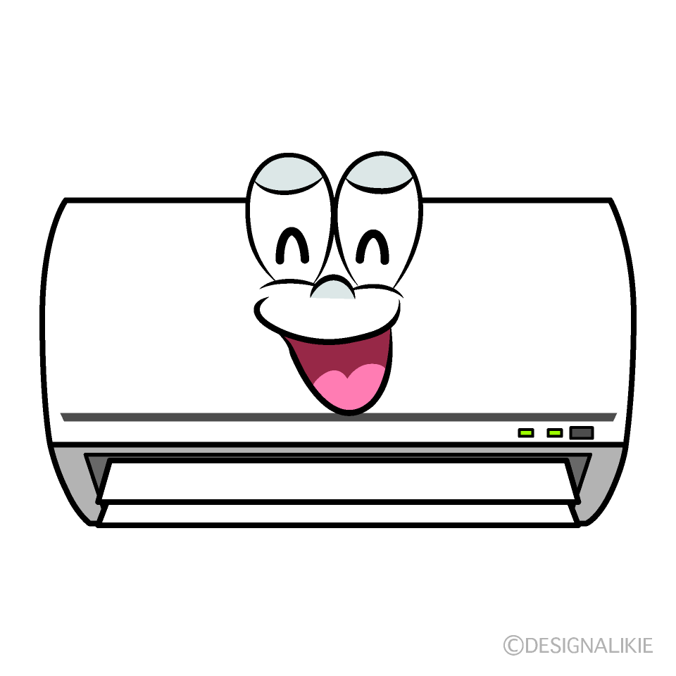 Smiling AC Cartoon Character Image