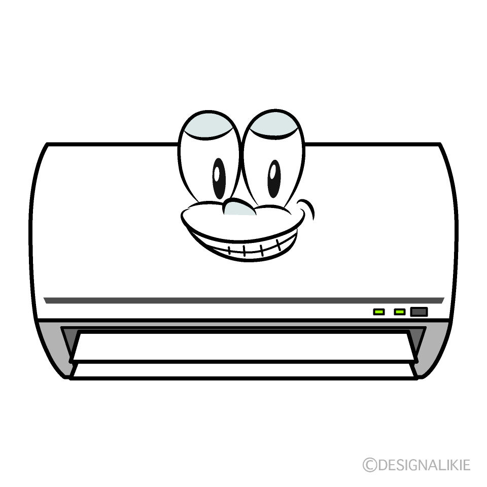 Grinning AC Cartoon Character Image