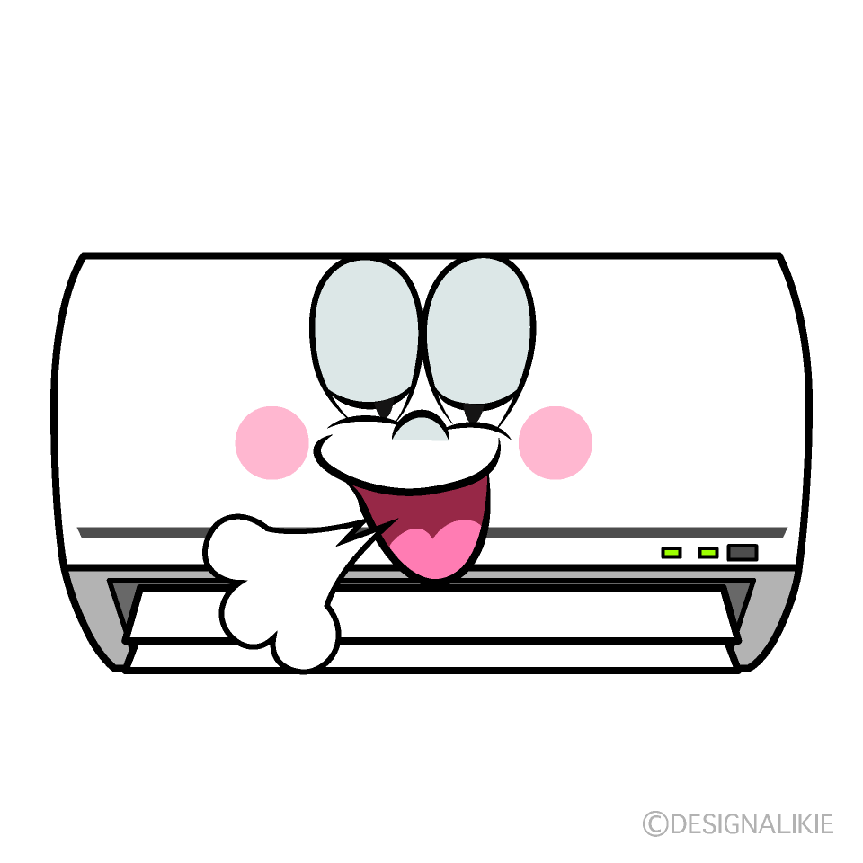 Relaxing AC Cartoon Character Image