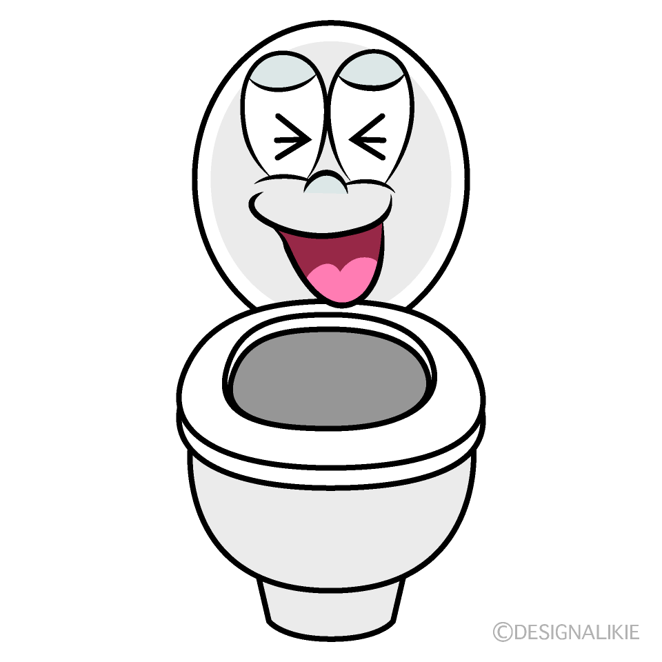 Laughing Toilet Cartoon Character Image