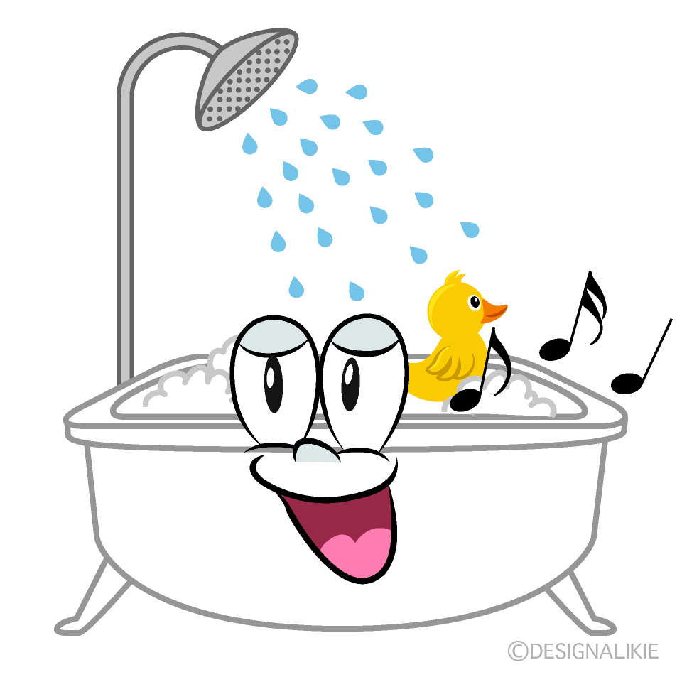 Singing Bath Cartoon Character Image