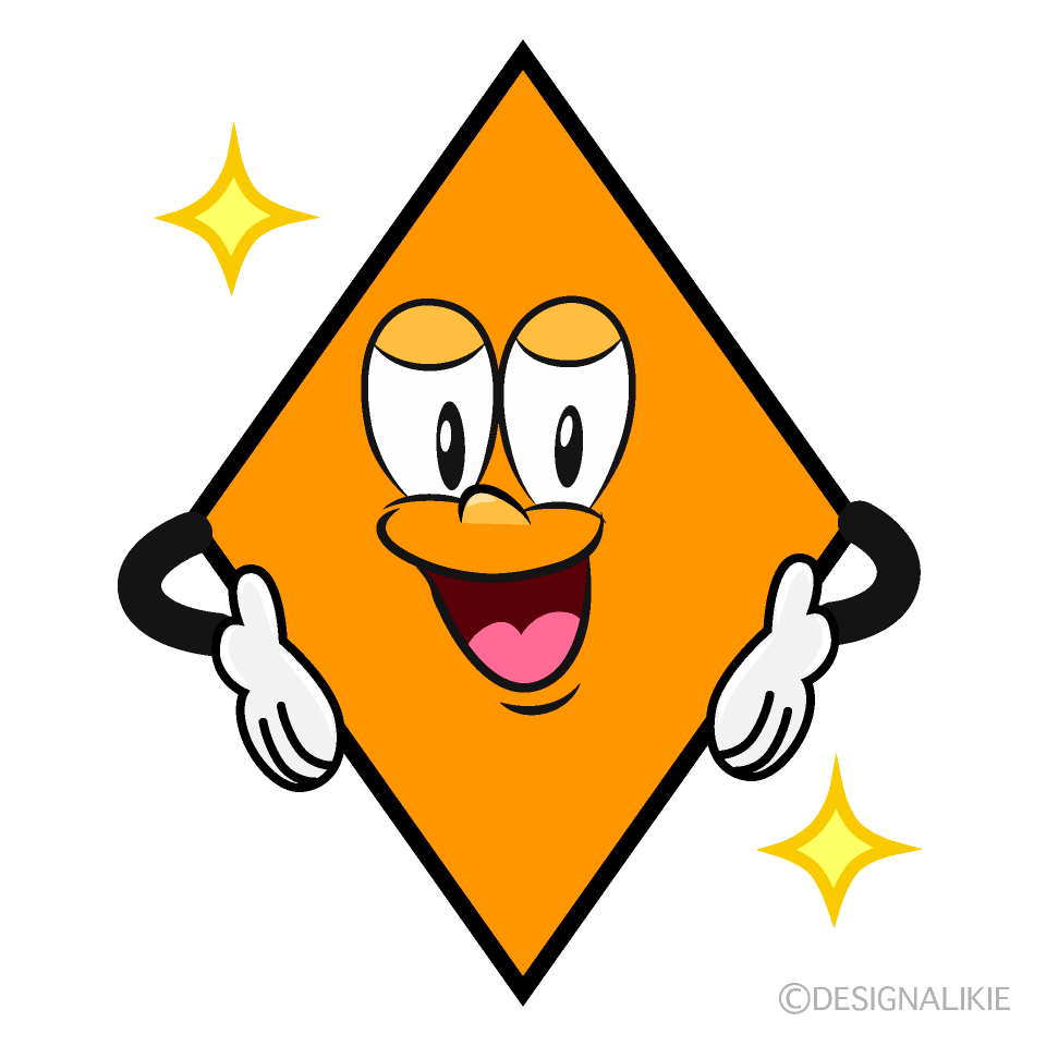 Forma de Diamante Brillante Animado