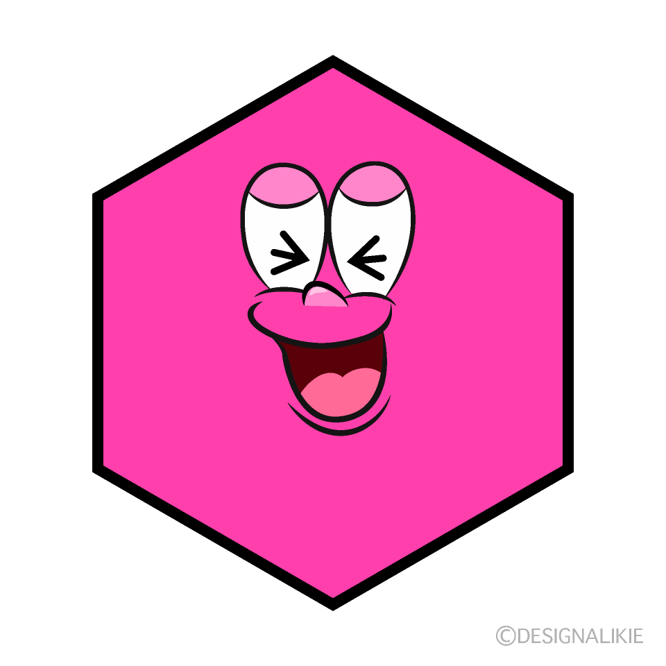 Hexágono Riéndose Animado