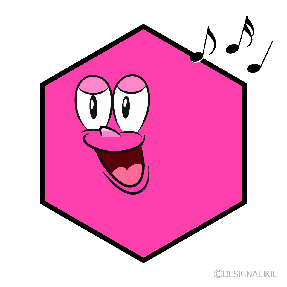 Hexágono Cantando Animado
