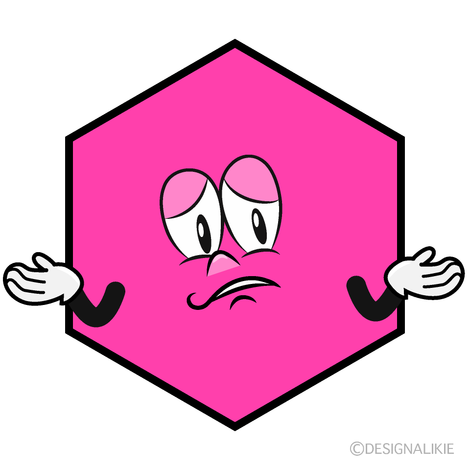 Hexágono Preocupado Animado