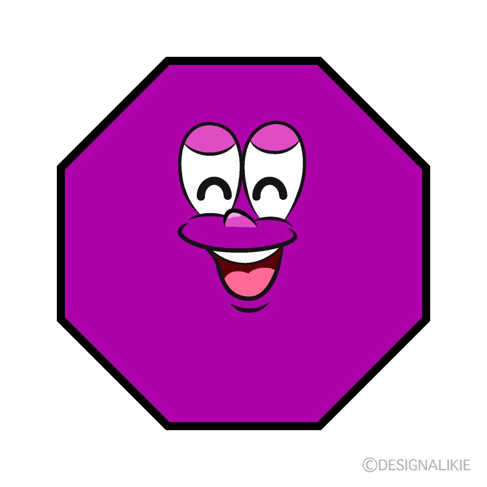 Octágono Sonriente Animado