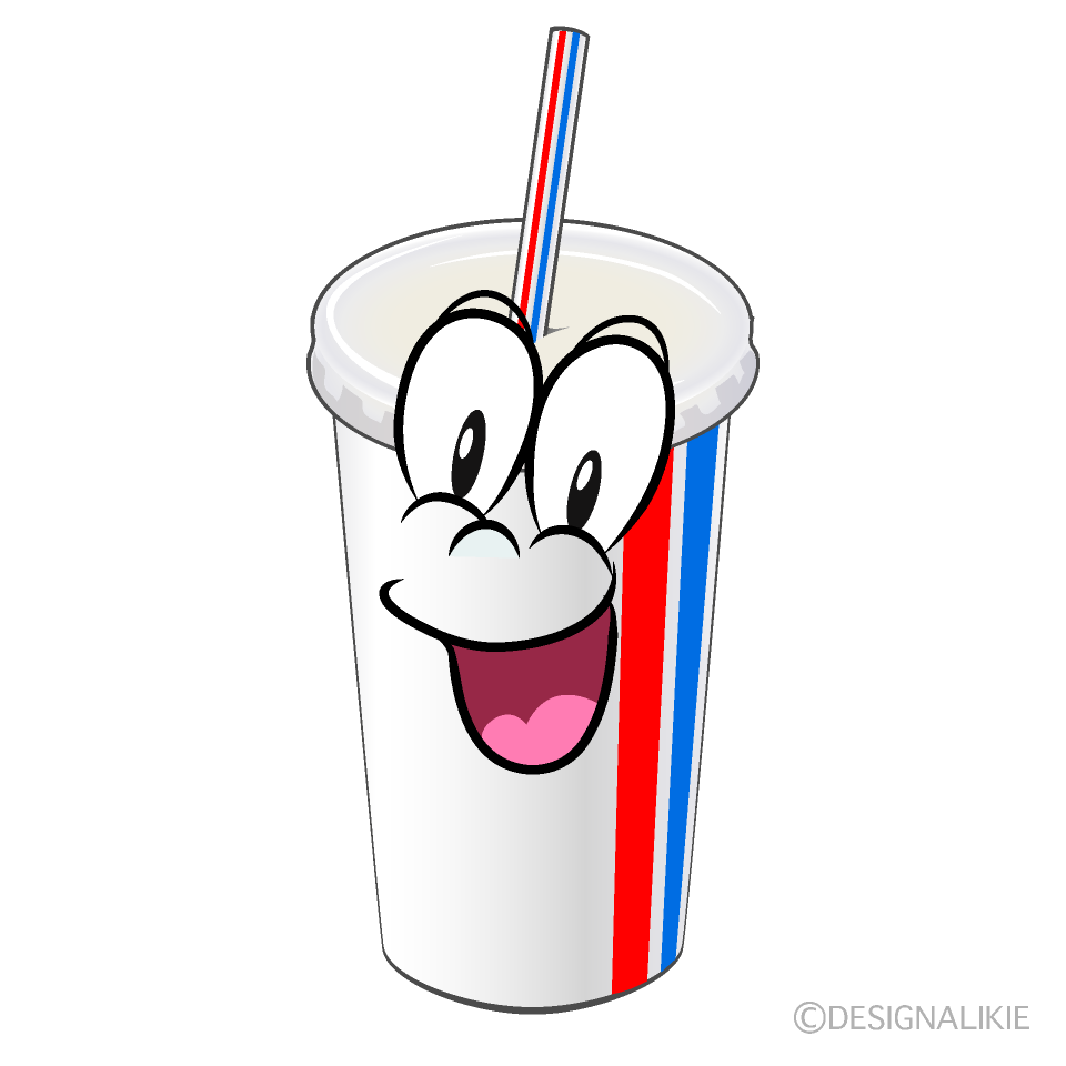 Surprising Juice Cartoon Character Image
