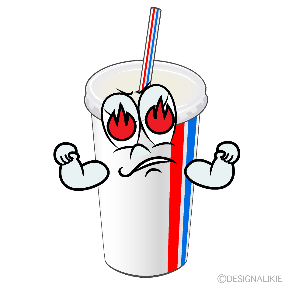 Enthusiasm Juice Cartoon Character Image