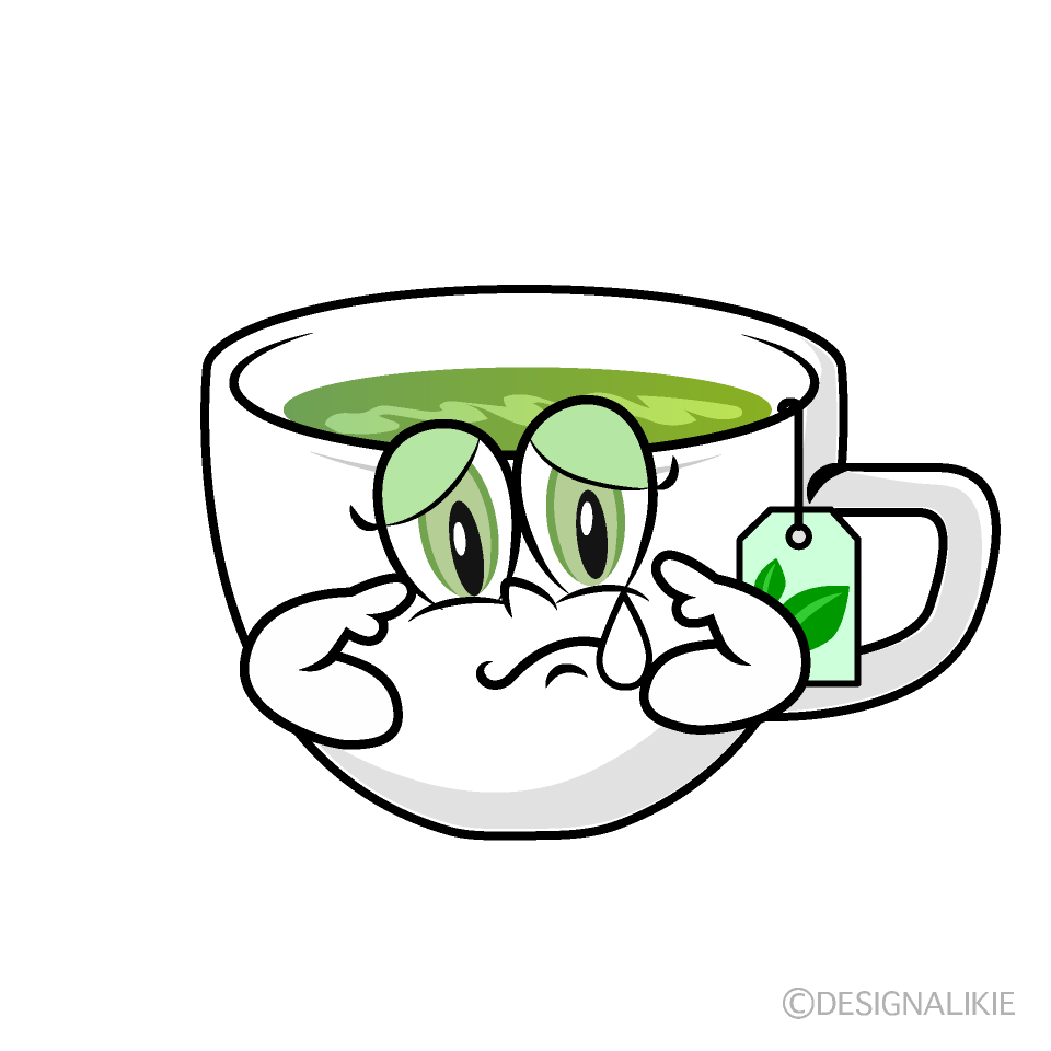 Té Verde Triste Animado