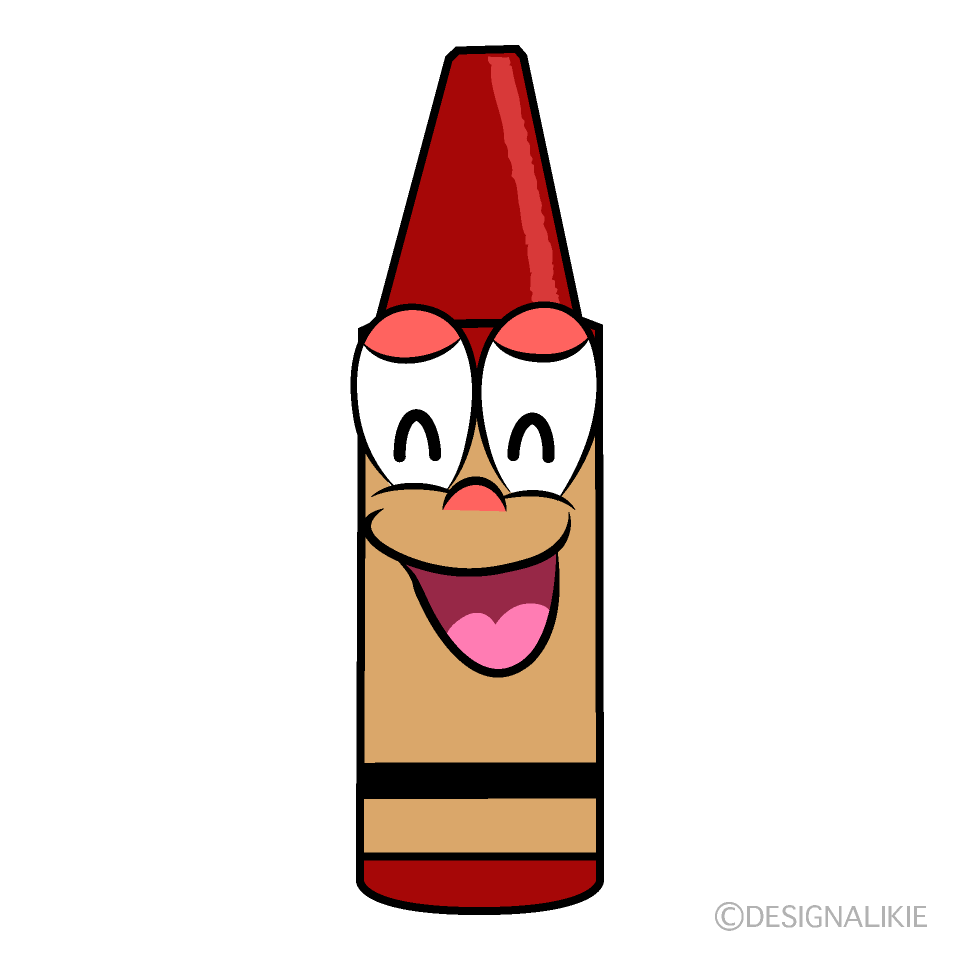 Crayón Sonriente Animado