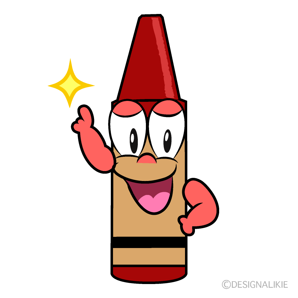 Crayón Posando Animado