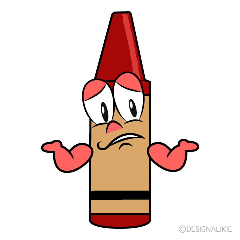 Crayón Preocupado Animado