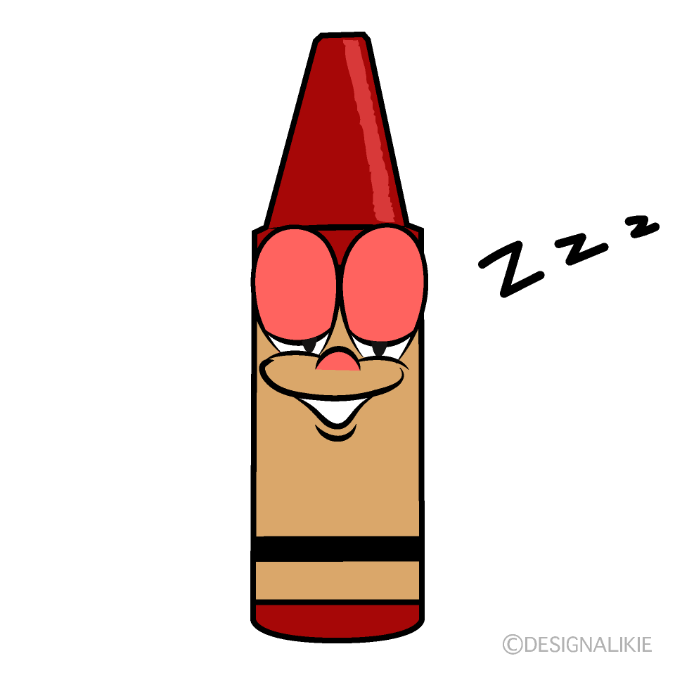 Crayón Durmiendo Animado