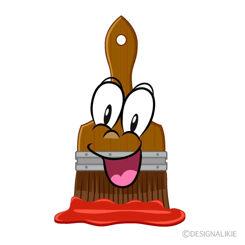 Surprising Art Brush Cartoon Character Image