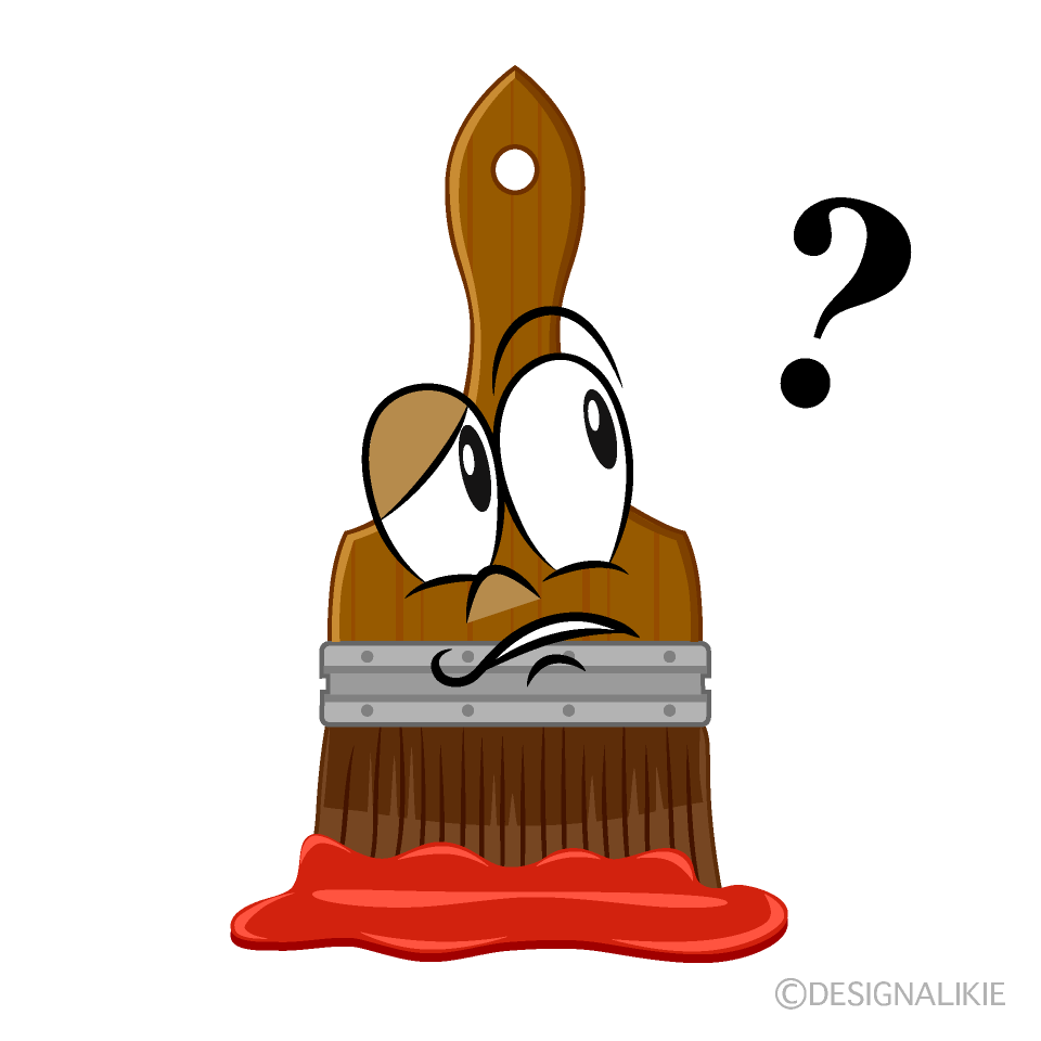 Thinking Art Brush Cartoon Character Image
