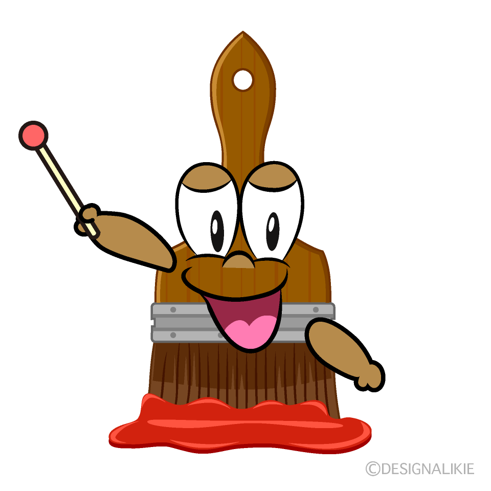 Speaking Art Brush Cartoon Character Image