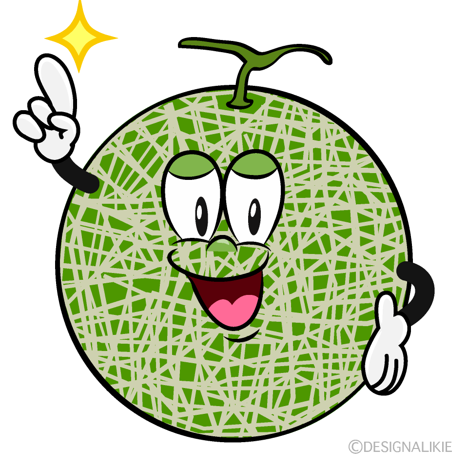 Melón Posando Animado
