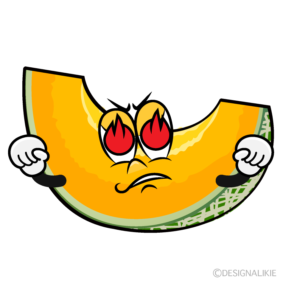 Enthusiasm Cantaloupe Cartoon Character Image