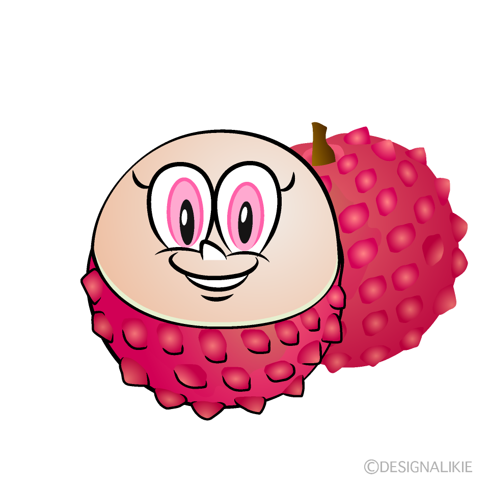 Lychee Cartoon Character Image