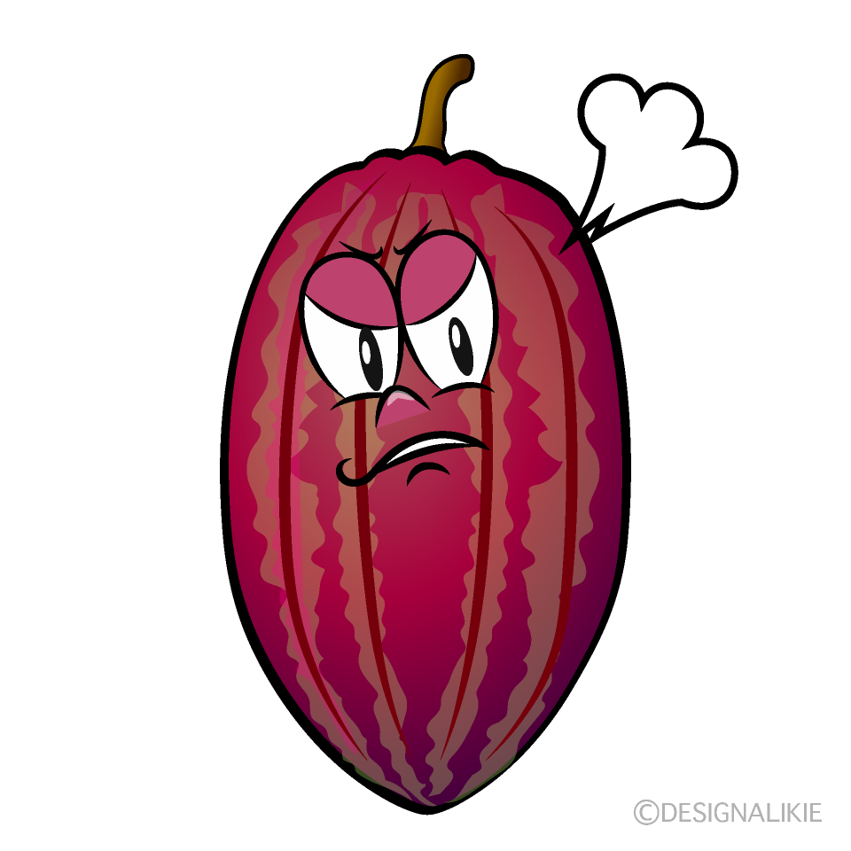 Angry Cocoa Cartoon Character Image