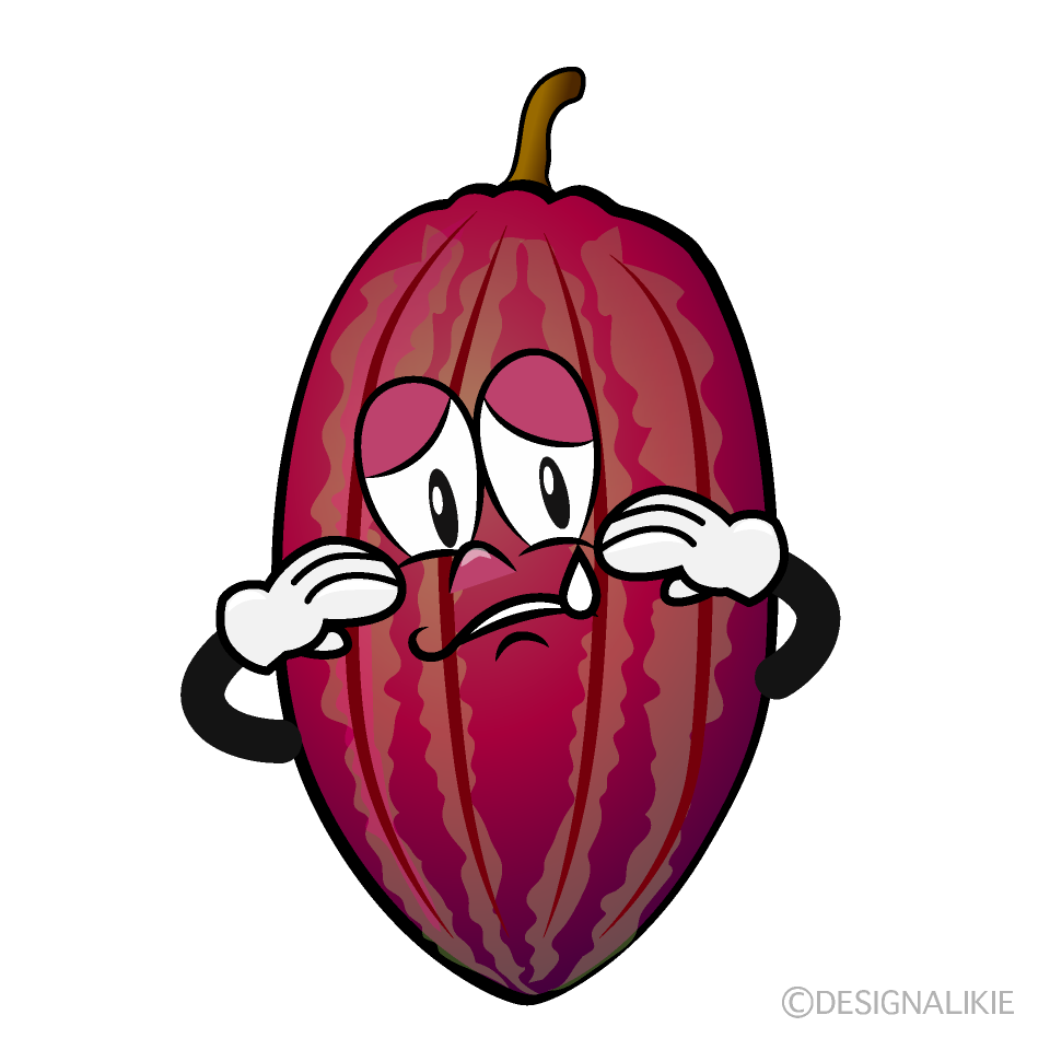 Sad Cocoa Cartoon Character Image