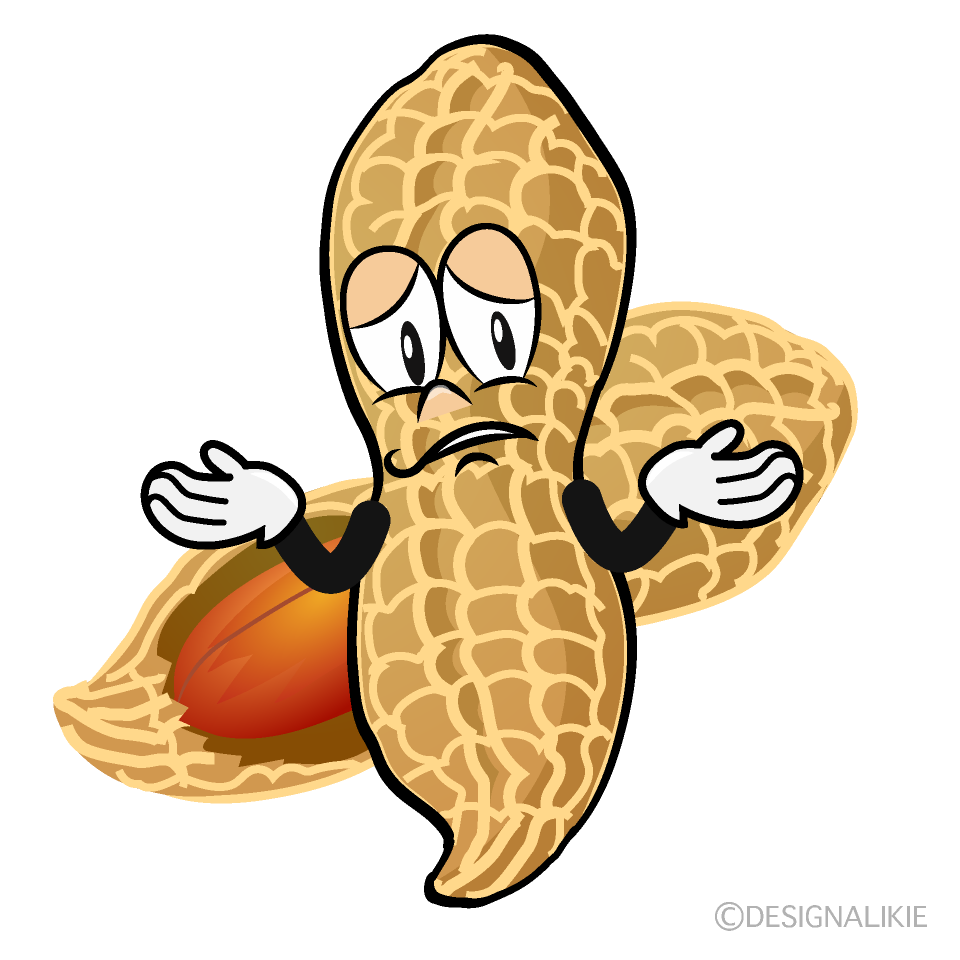 Troubled Peanut Cartoon Character Image