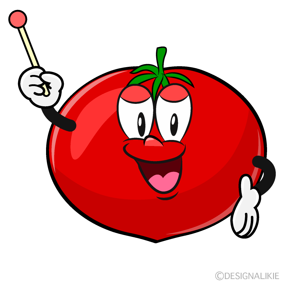Speaking Tomato Cartoon Character Image