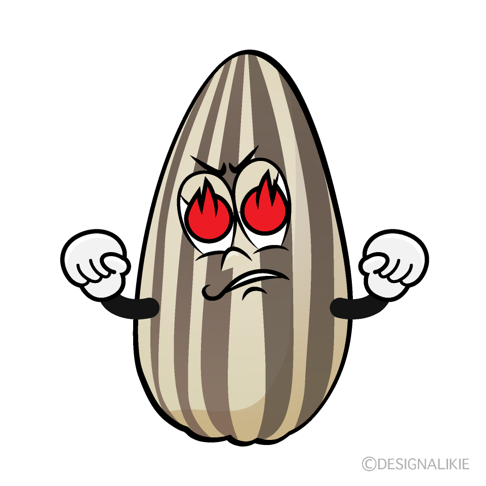Enthusiasm Sunflower Seed Cartoon Character Image