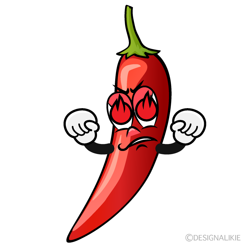 Enthusiasm Chili Pepper Cartoon Character Image