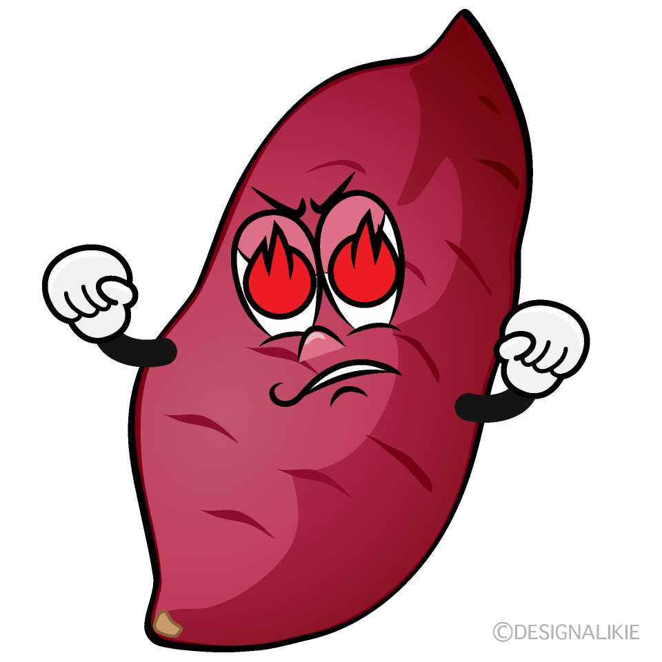 Enthusiasm Sweet Potato Cartoon Character Image
