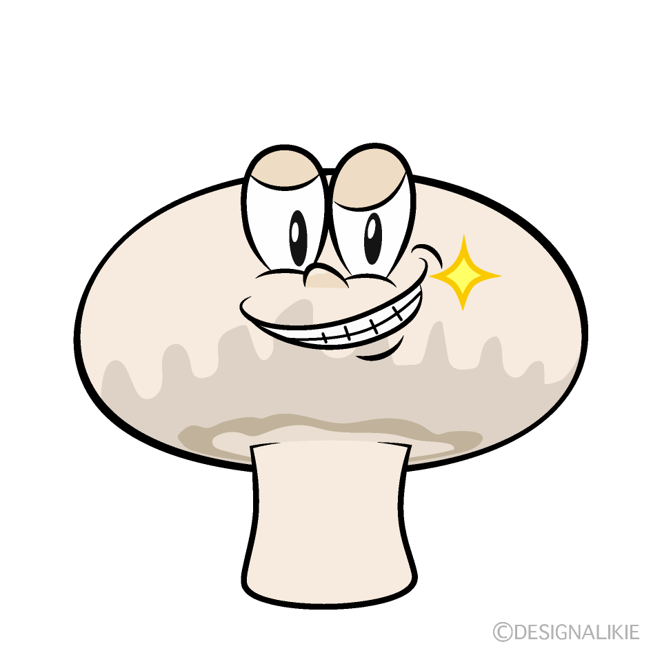 Champiñón Sonriendo Animado