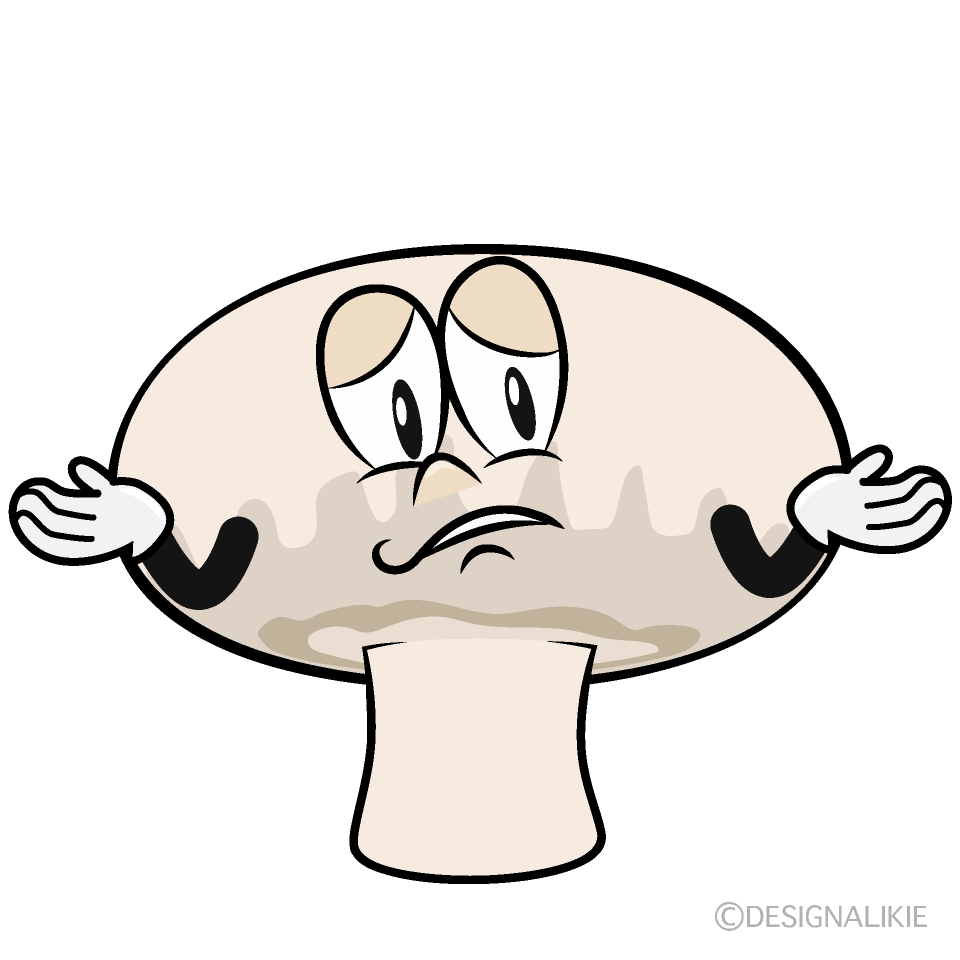 Champiñón Preocupado Animado