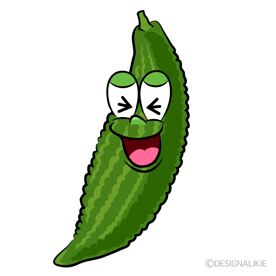 Laughing Bitter Melon Cartoon Character Image