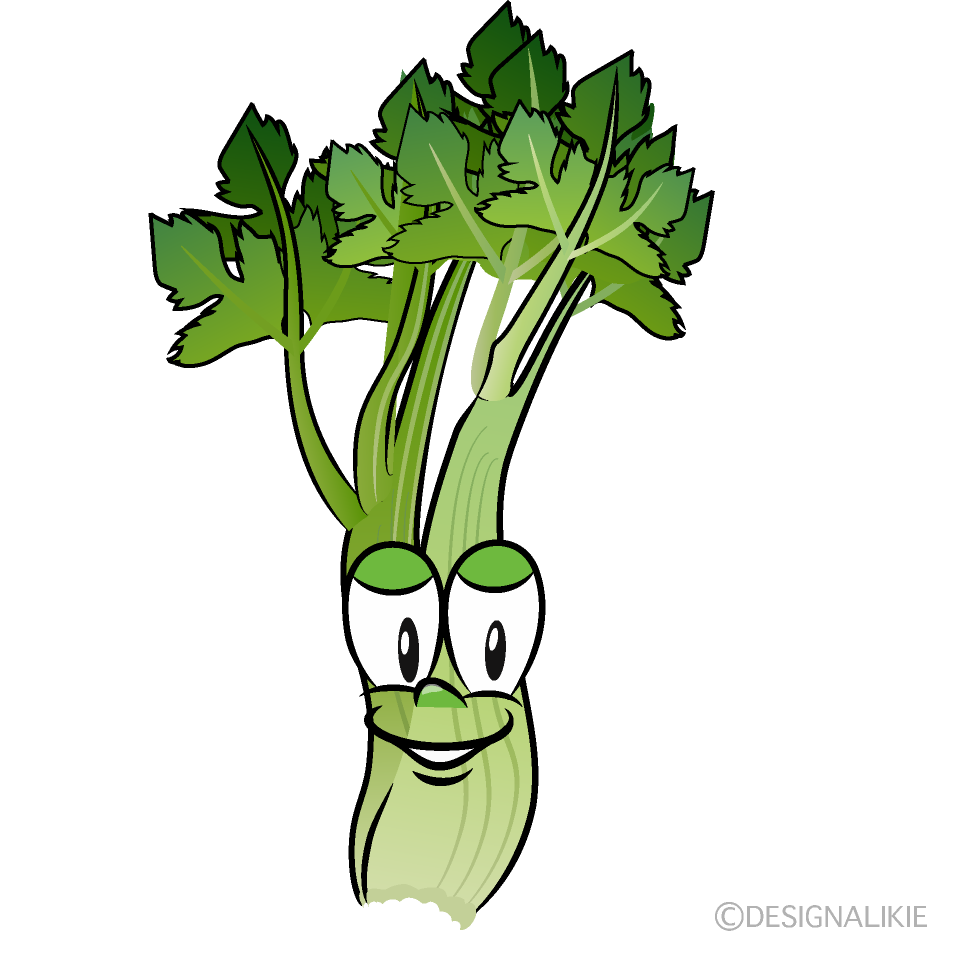 Celery Cartoon Character Image