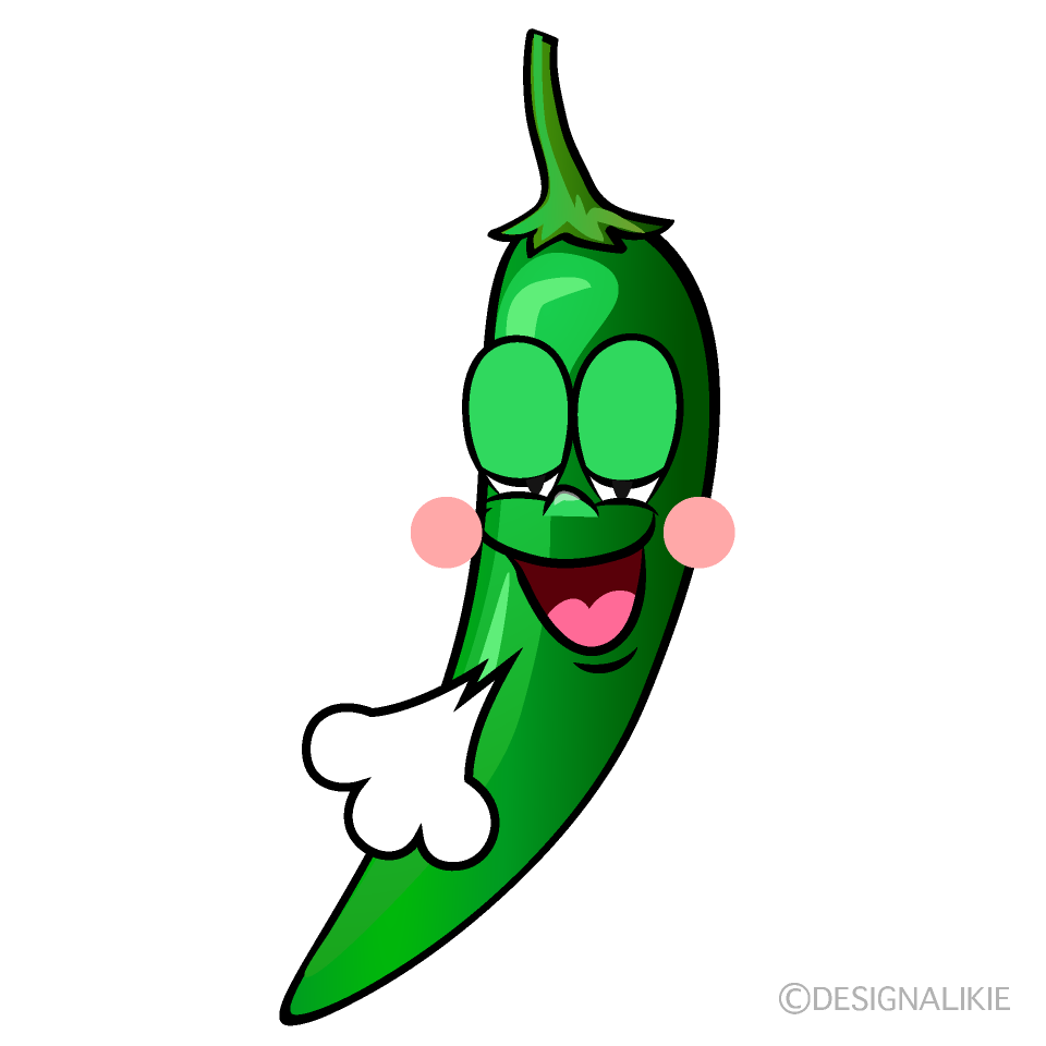 Chile Verde Relajado Animado