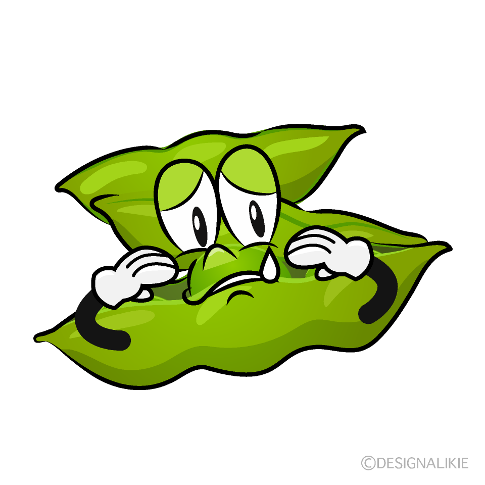 Edamame Triste Animado