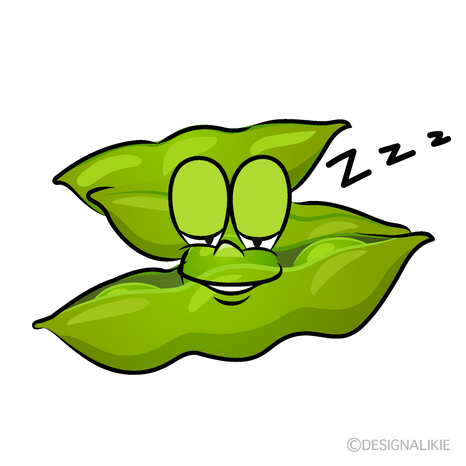 Edamame Durmiendo Animado