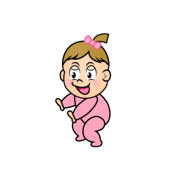 Grinning Baby Girl