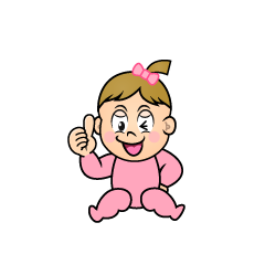 Thumbs Up Baby Girl