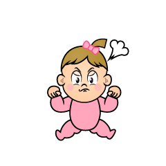 Angry Baby Girl