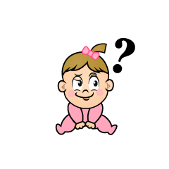 Thinking Baby Girl
