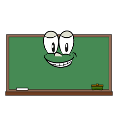 Grinning Blackboard