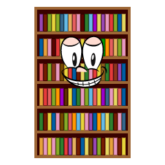Grinning Bookshelf